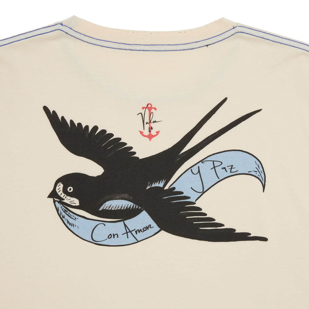 Distressed Anchor Tee