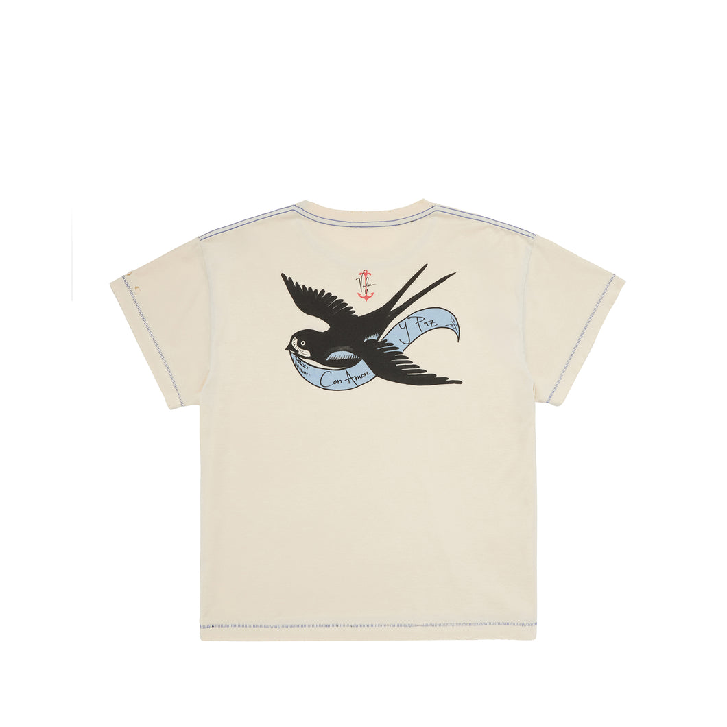 Distressed Anchor Tee