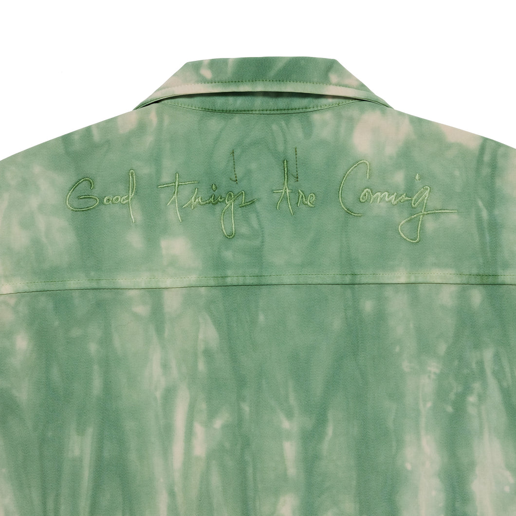 Cropped Tie Dye Bowler Shirt