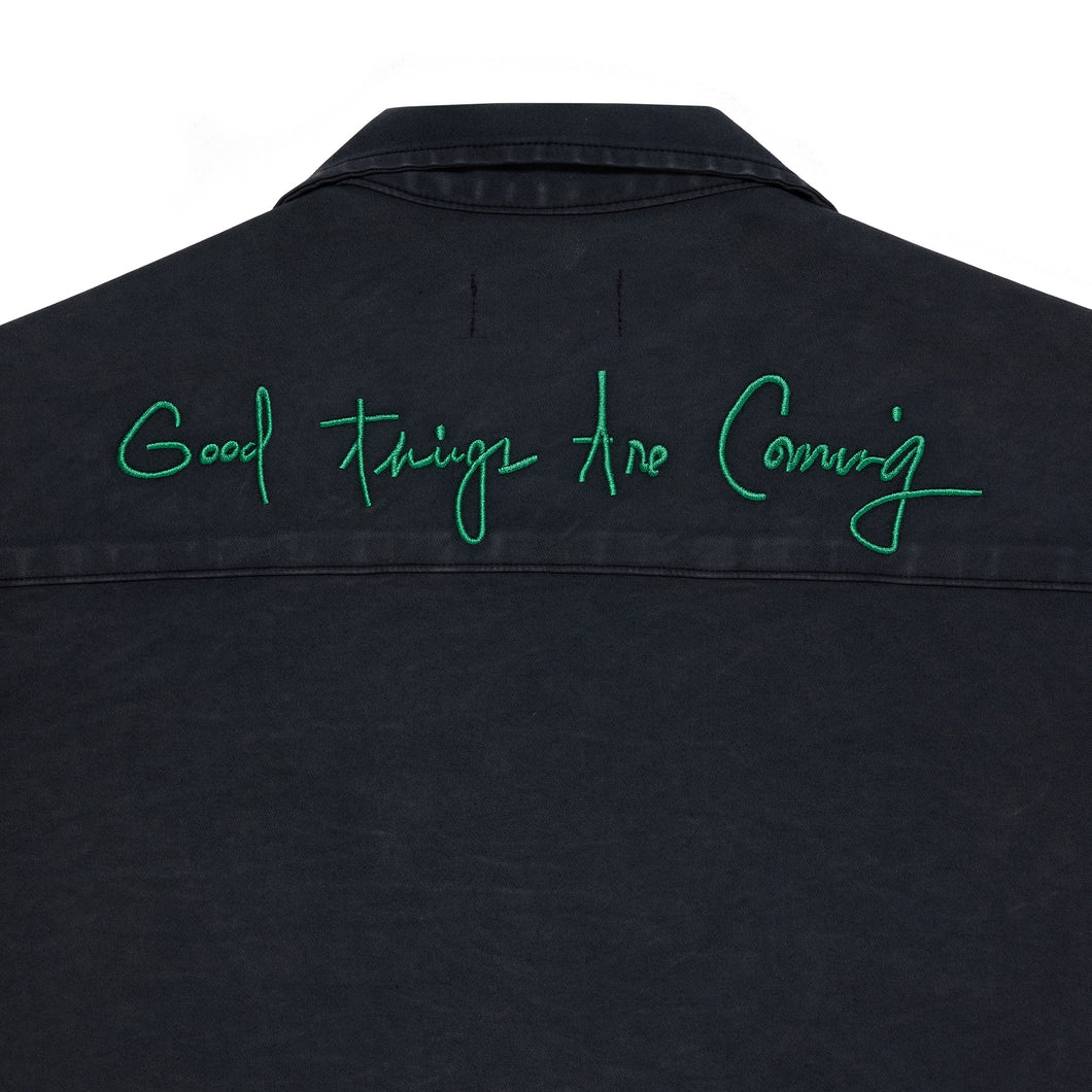 Palm Trees Bowler Shirt