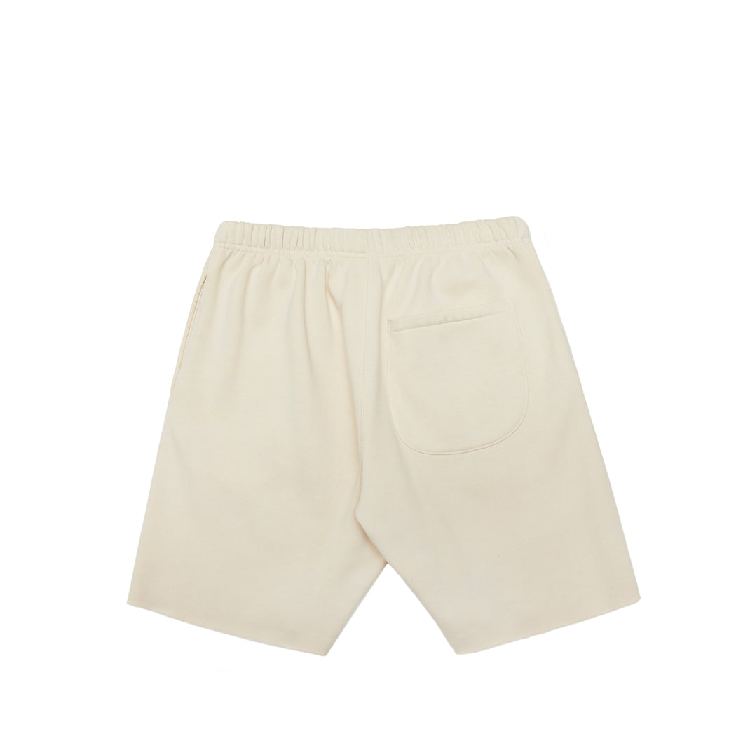 VALAS SHORTS | TAN / BLUE EMBROIDERY