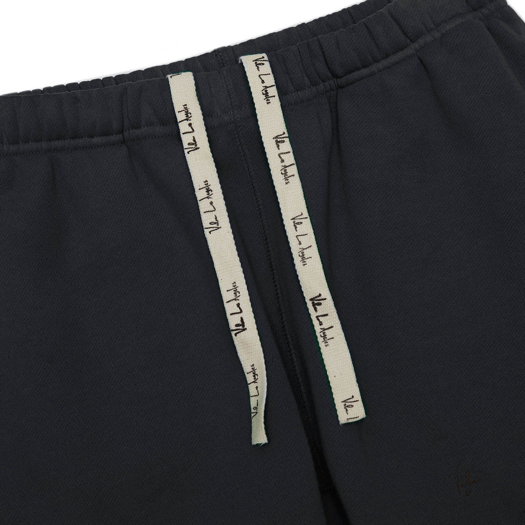 VALAS SHORTS | BLACK / YELLOW EMBROIDERY