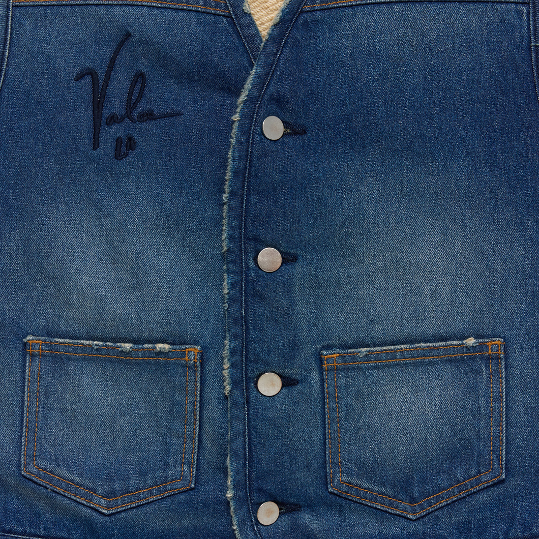 Summer Wash Denim Vest