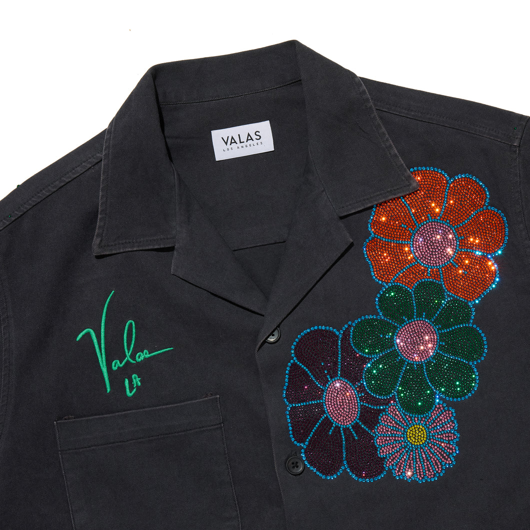 Flowers Gem Bowler Shirt