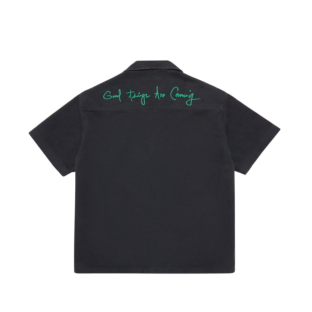 Flowers Gem Bowler Shirt