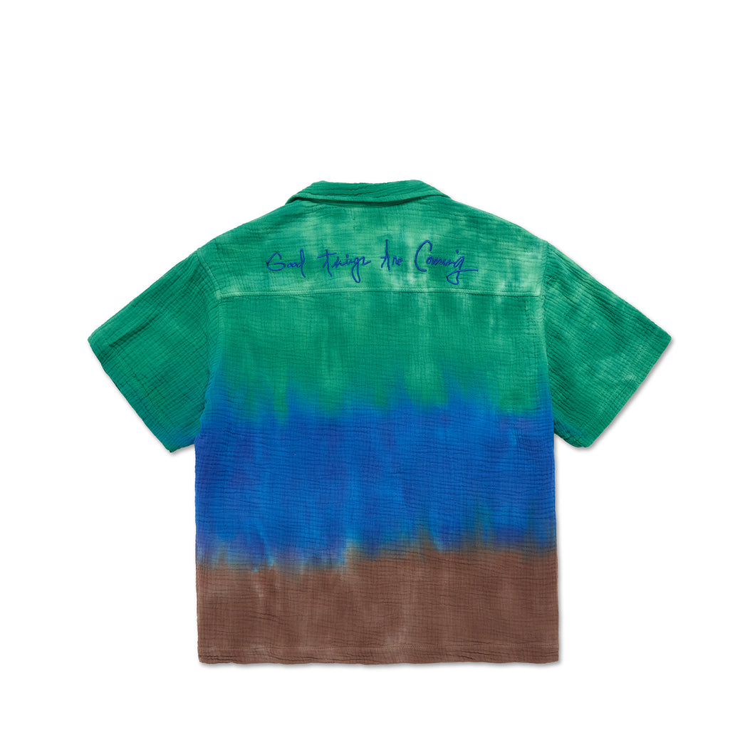 "Earth" Tie Dye Bowler Shirt