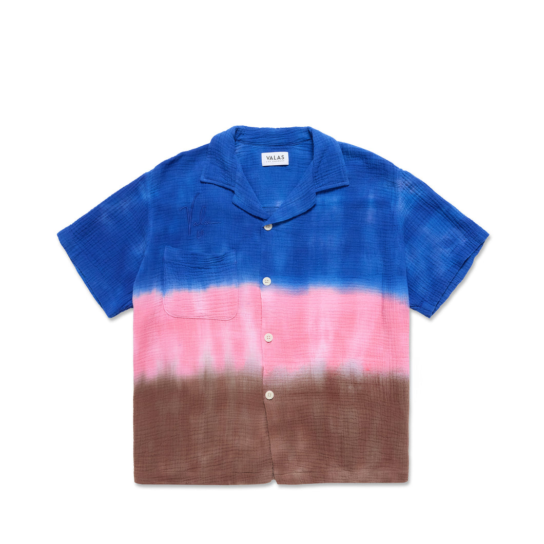 "Ocean" Tie Dye Bowler Shirt