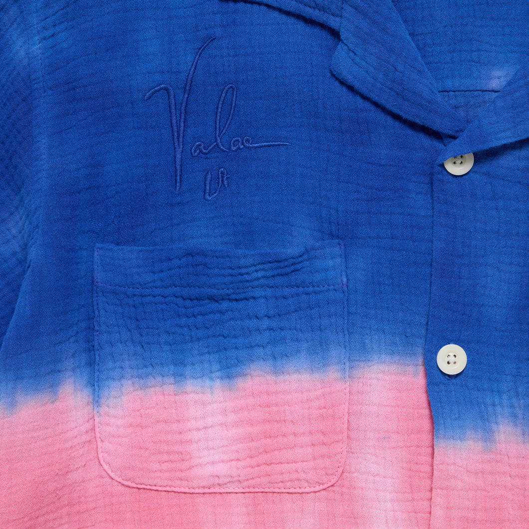 "Ocean" Tie Dye Bowler Shirt