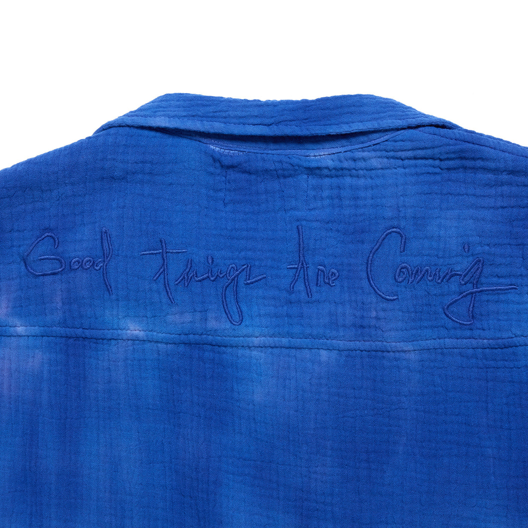 "Ocean" Tie Dye Bowler Shirt
