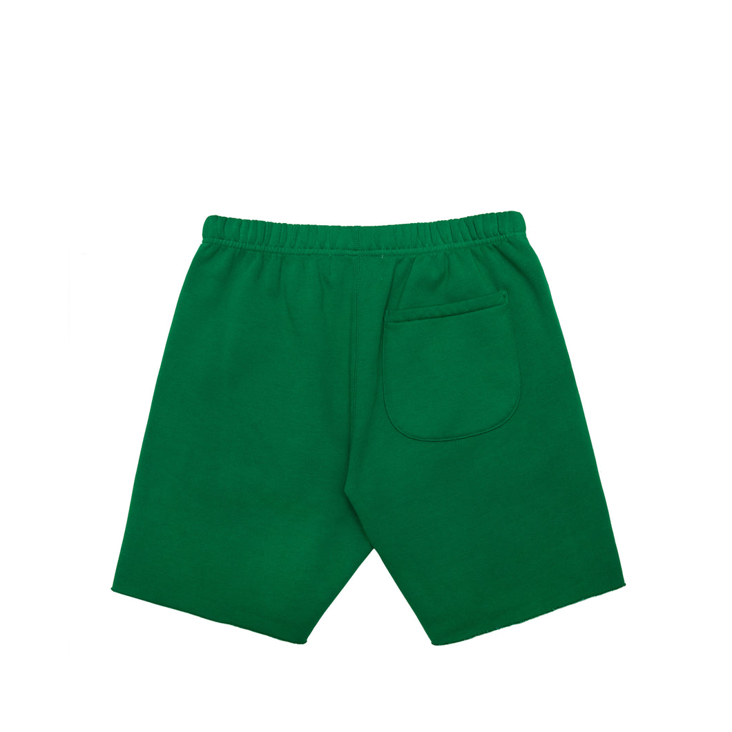 VALAS SHORTS | GREEN / BLUE EMBROIDERY