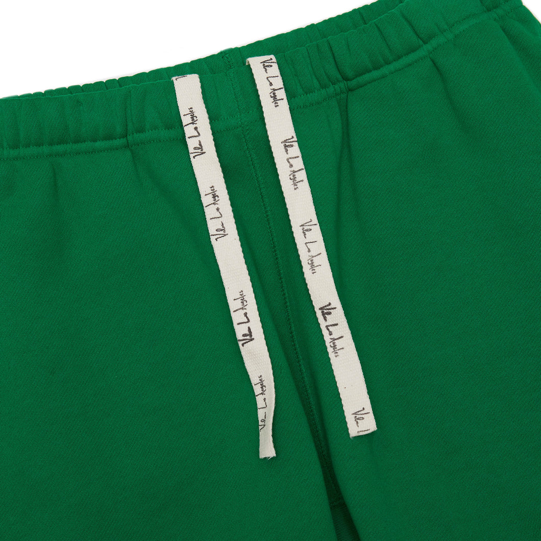 VALAS SHORTS | GREEN / BLUE EMBROIDERY