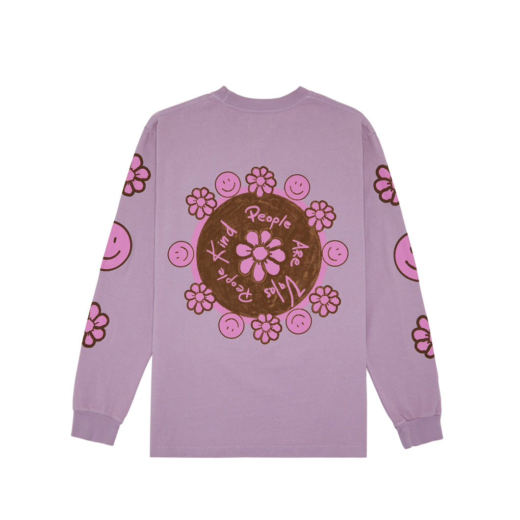 Smiley Patch Long Sleeve Tee