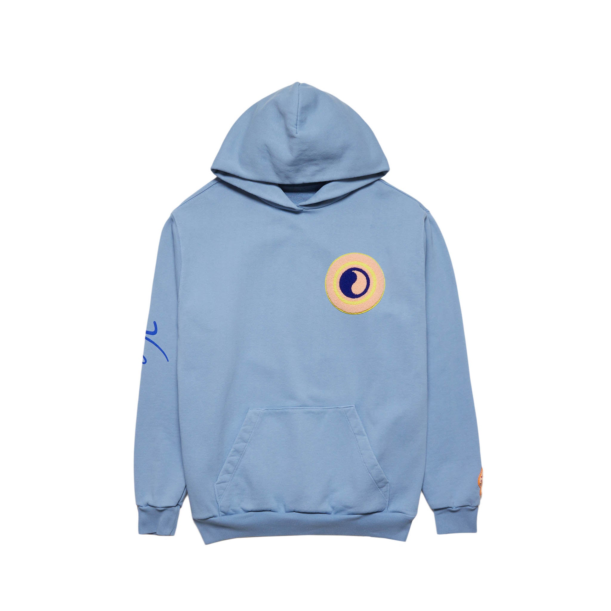 ★AMES-WORLDWIDE★NUMBERING APPLIQUE HOODIE BLUE★正規品 ☆AMES-WORLDWIDE☆NUMBERING APPLIQUE HOODIE BLUE☆正規品